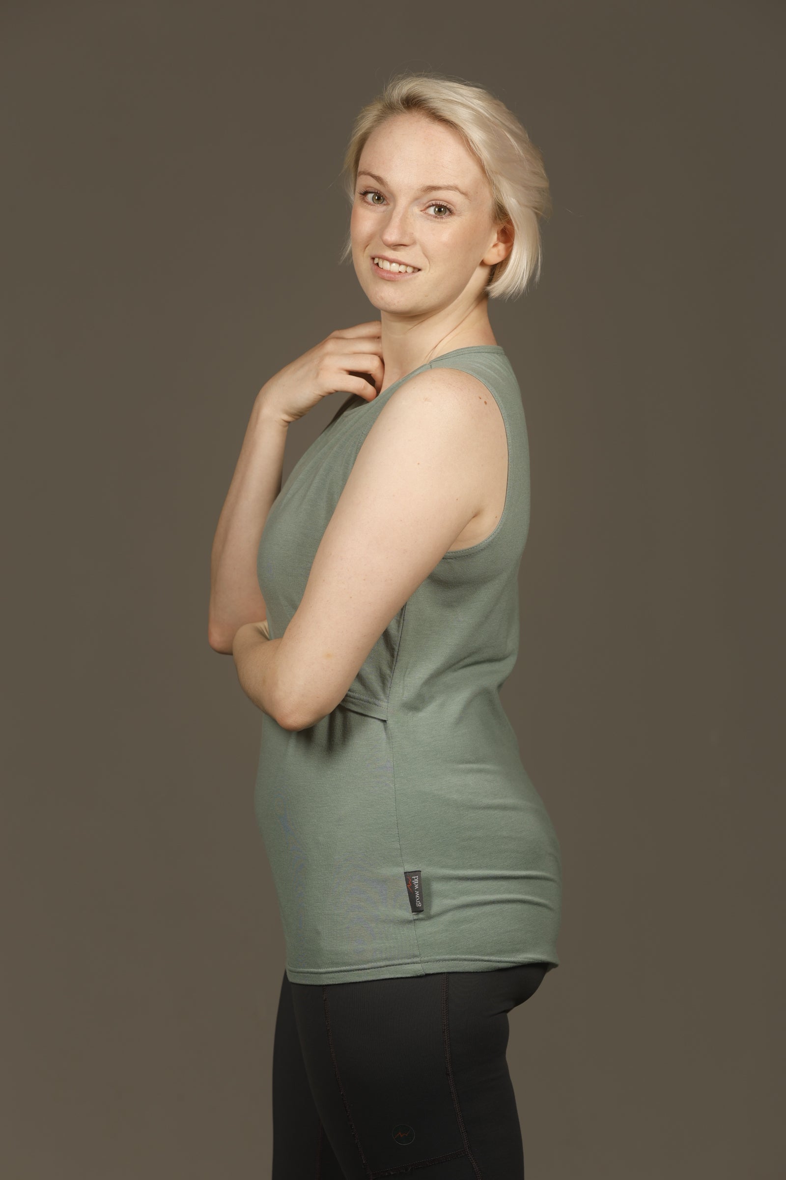 Bamboo Maternity and Breastfeeding Vest Top