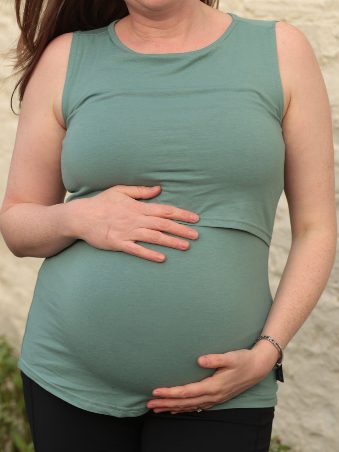 Bamboo Maternity and Breastfeeding Vest Top